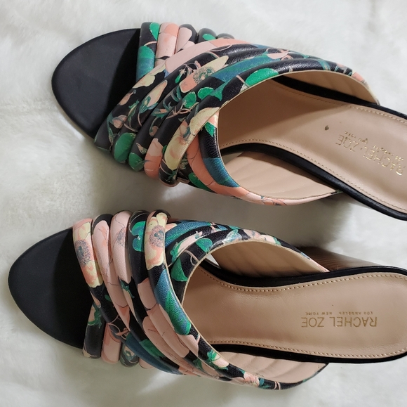 Rachel Zoe Shoes - Zoe by Rachel Zoe floral heeled mules